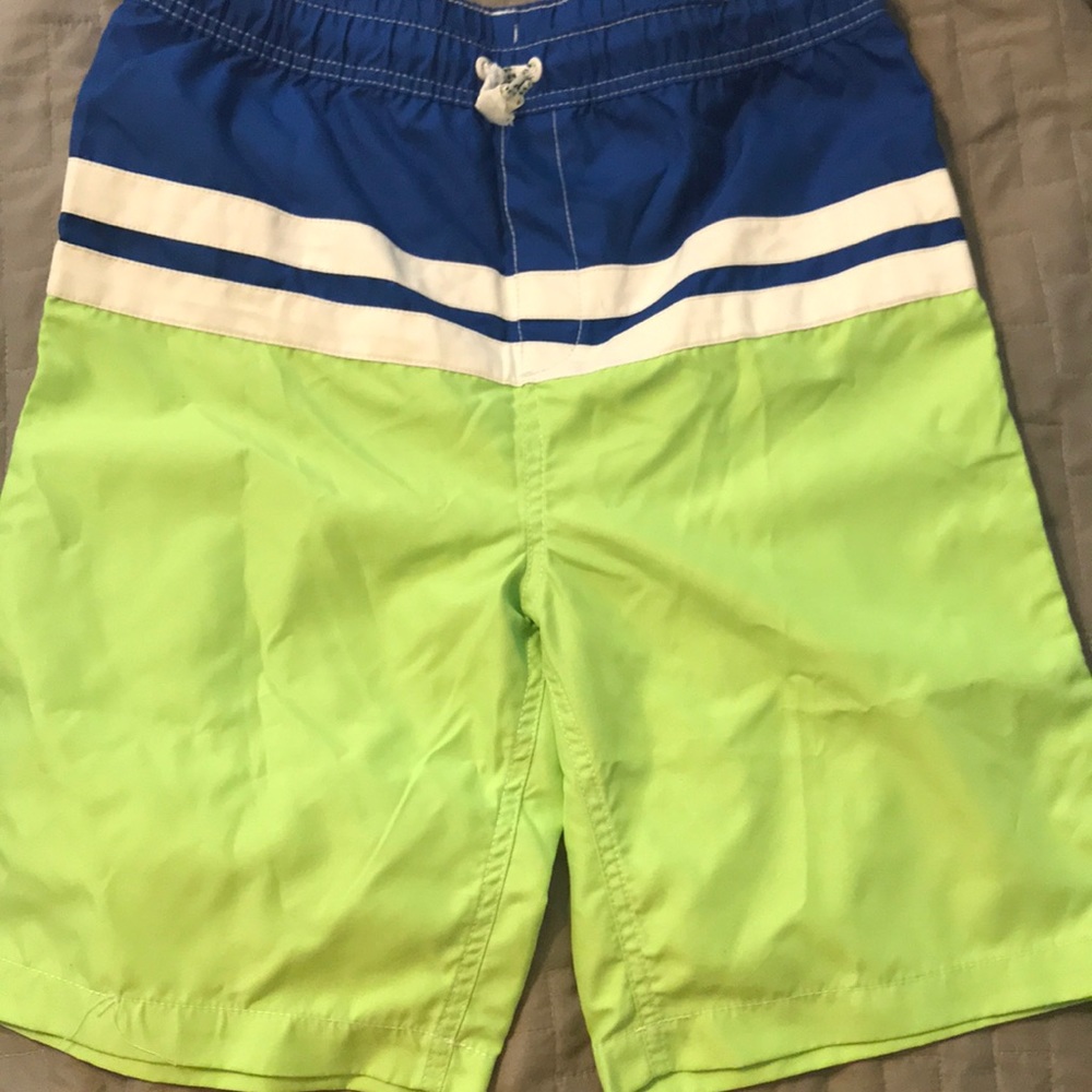 Boys' Lands End swim trunks - slim